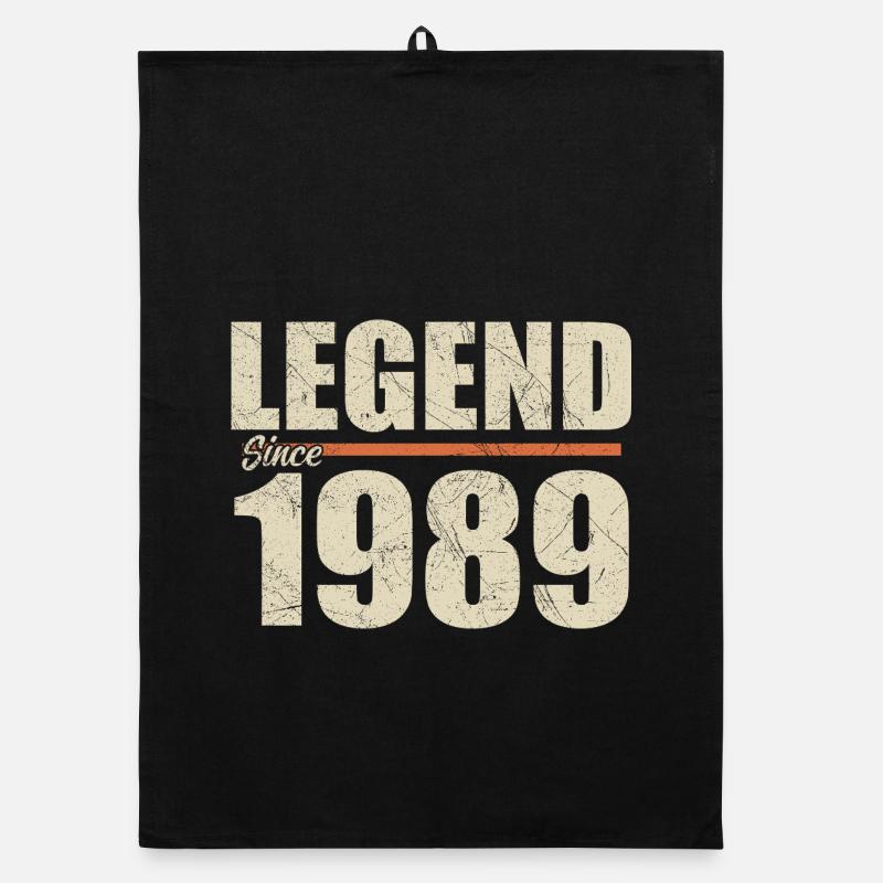 Geburtstag 1989 | Legende seit 1989 Organic Geschirrtuch