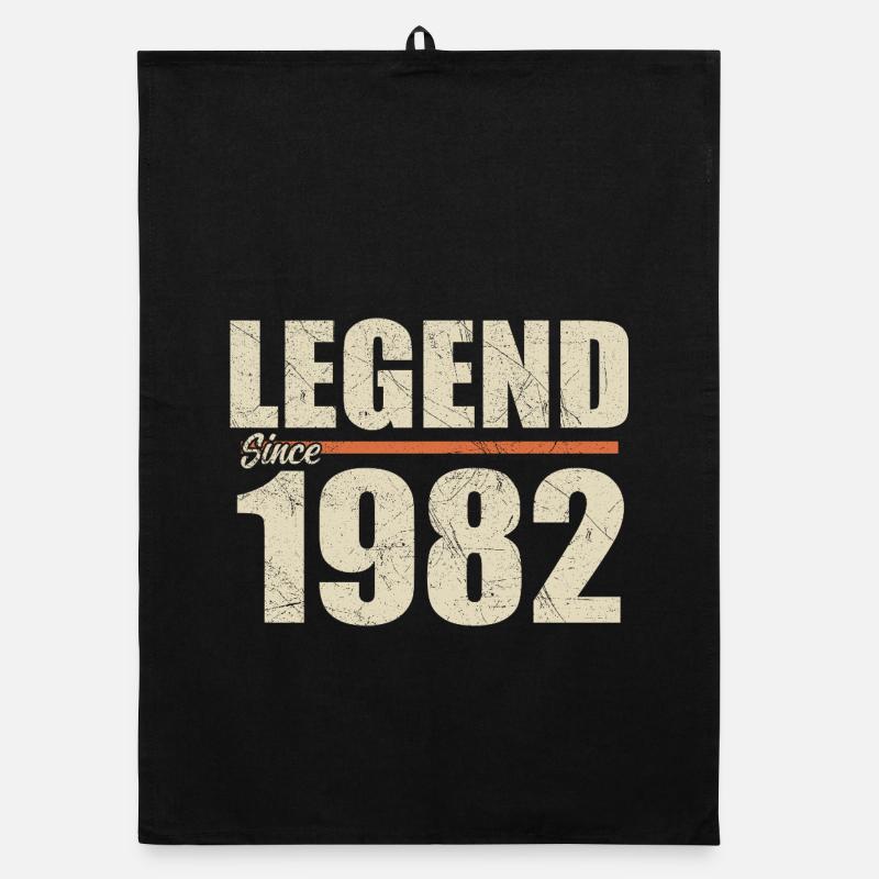 Geburtstag 1982 | Legende seit 1982 Organic Geschirrtuch