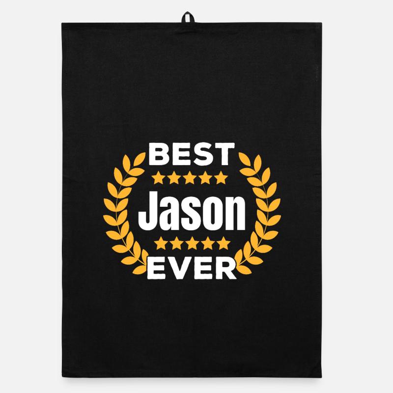 Best Jason Ever Legend Name Gift Organic dish towel