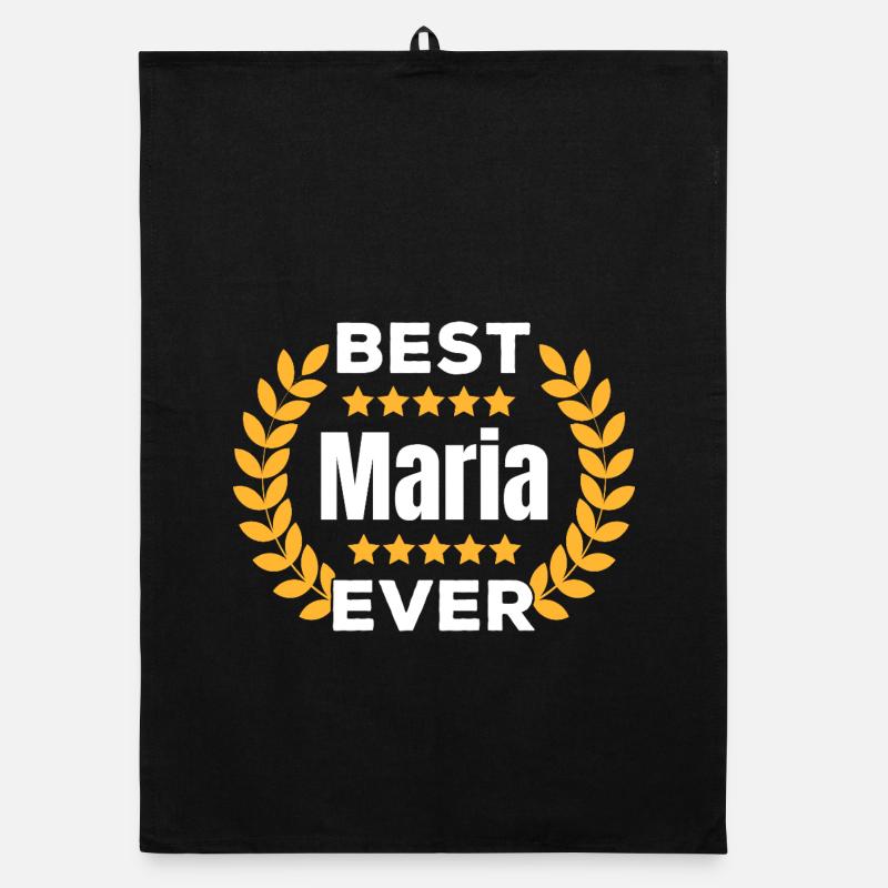 Beste Maria aller Zeiten Legende Name Geschenk Organic Geschirrtuch
