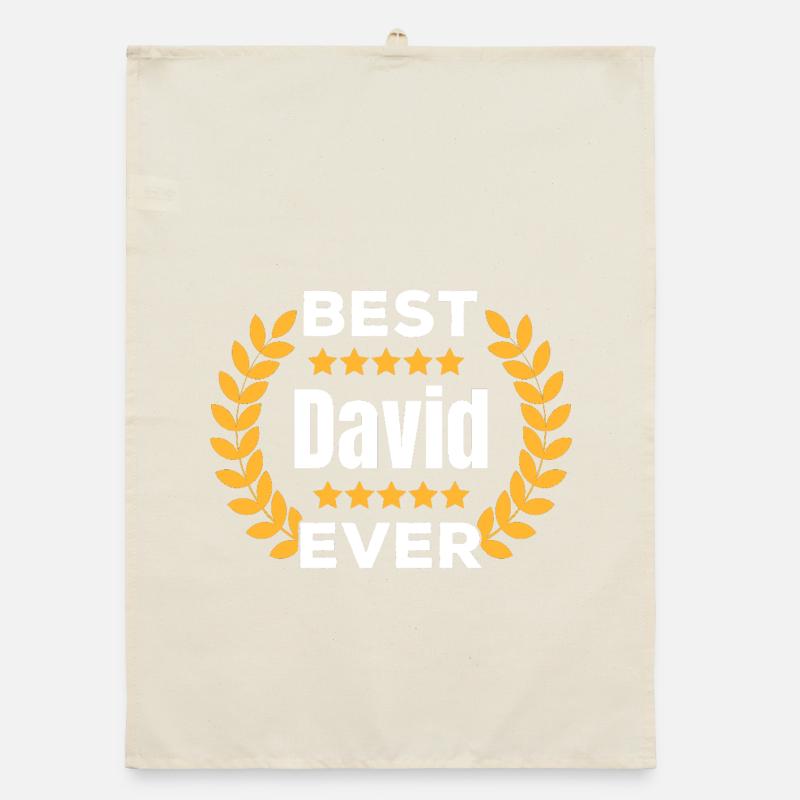 Best David Ever Legend Name Gift Organic dish towel