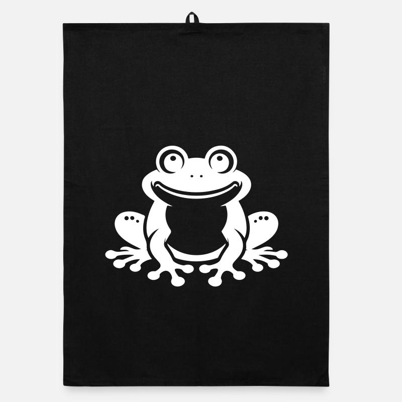 Toad Comic Frog Organic dish towel