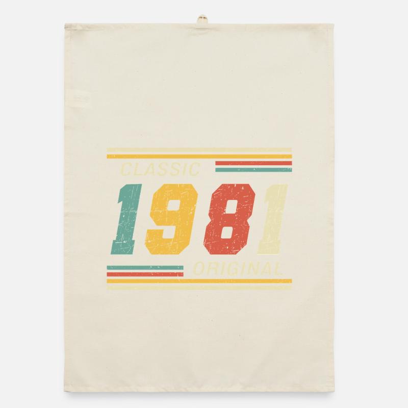 Classic 1981 original 1981 Organic dish towel