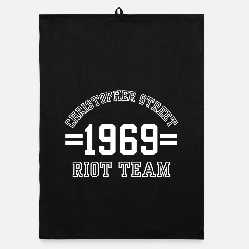 1969 Christopher Street Riot Team  Organic Geschirrtuch