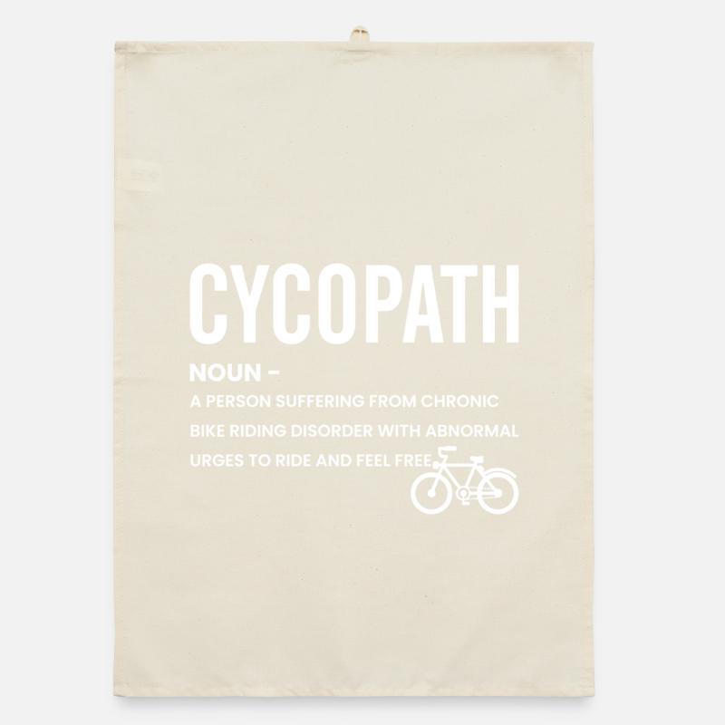 Cycle Path Emblem Tee Organic dish towel