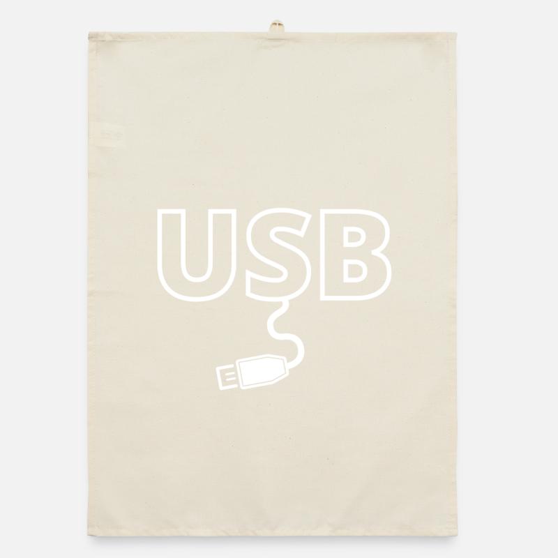 USB, USB-Stick, Computerlüfter Organic Geschirrtuch
