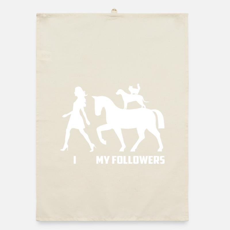 Adeptes de chevaux Torchon bio