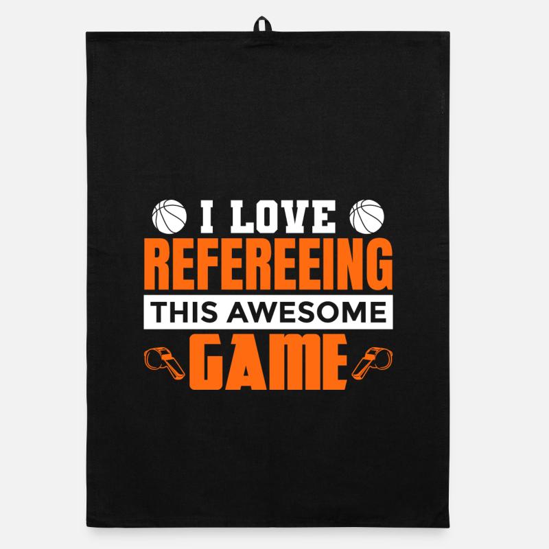 Arbitres de basket-ball Torchon bio