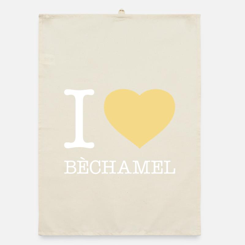 J’ADORE LA BÉCHAMEL Torchon bio