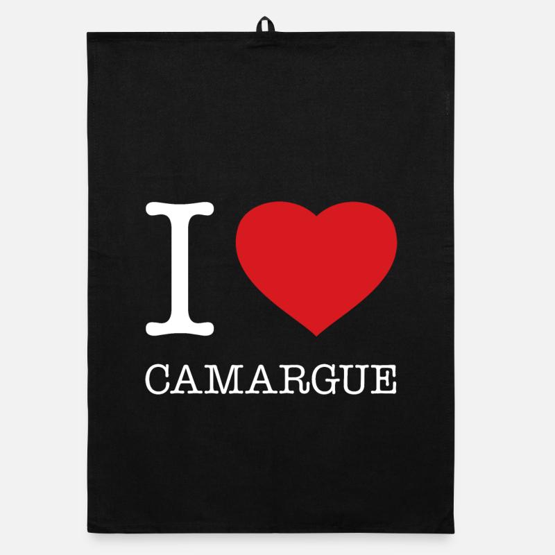 I LOVE CAMARGUE Organic dish towel