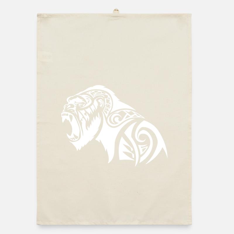 Gorille Tribal Silverback Beast Torchon bio
