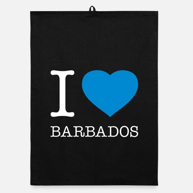 I love Barbados Organic dish towel