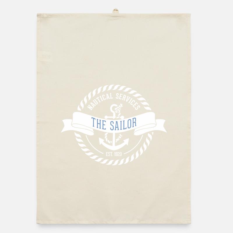 Nautic Design Sailor Emblem Patch Nautique Torchon bio