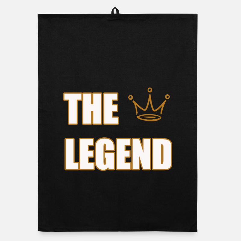 THE LEGEND – Bold Iconic Statement Design Organic dish towel