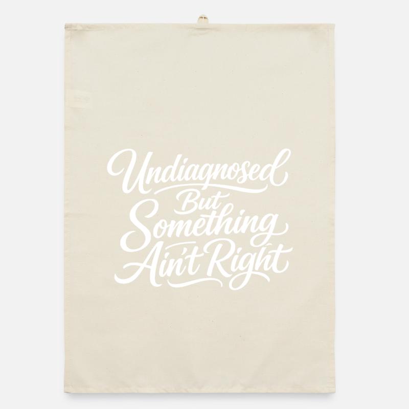 Not diagnosed, but something is wrong Organic dish towel