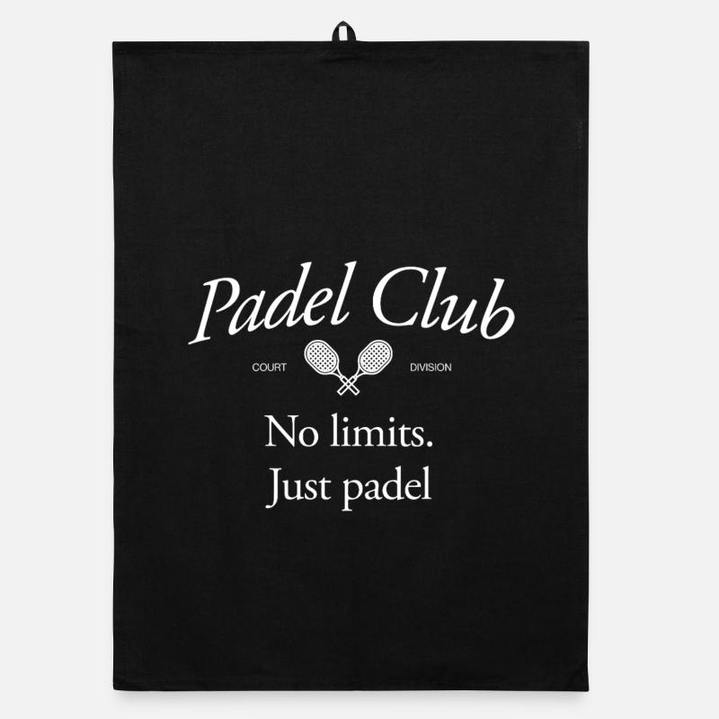 No limits. Just padel Organic dish towel