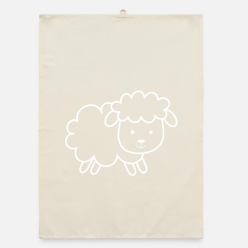 Schaf Organic Geschirrtuch