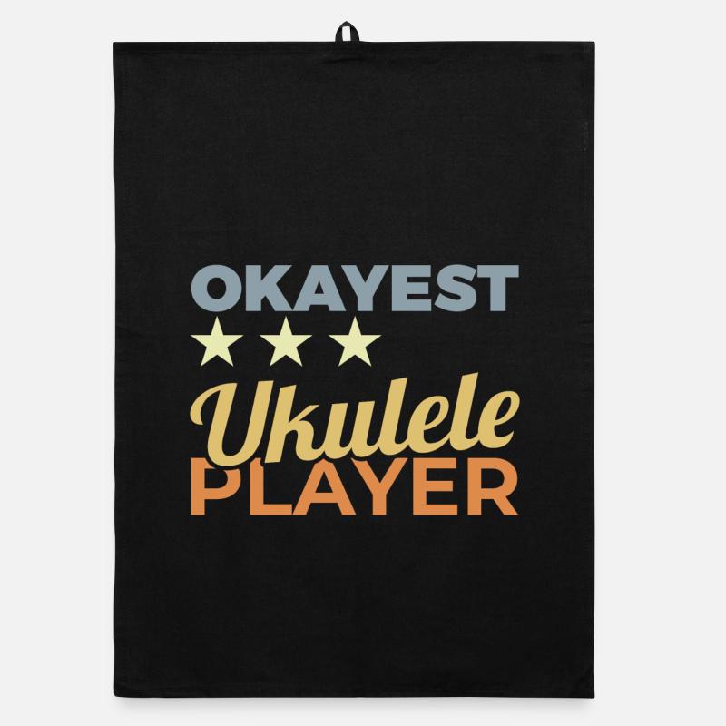 Average ukulelist Organic dish towel
