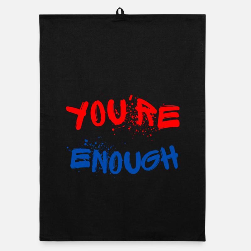 Expressive graffiti designs with splashes of paint Organic dish towel