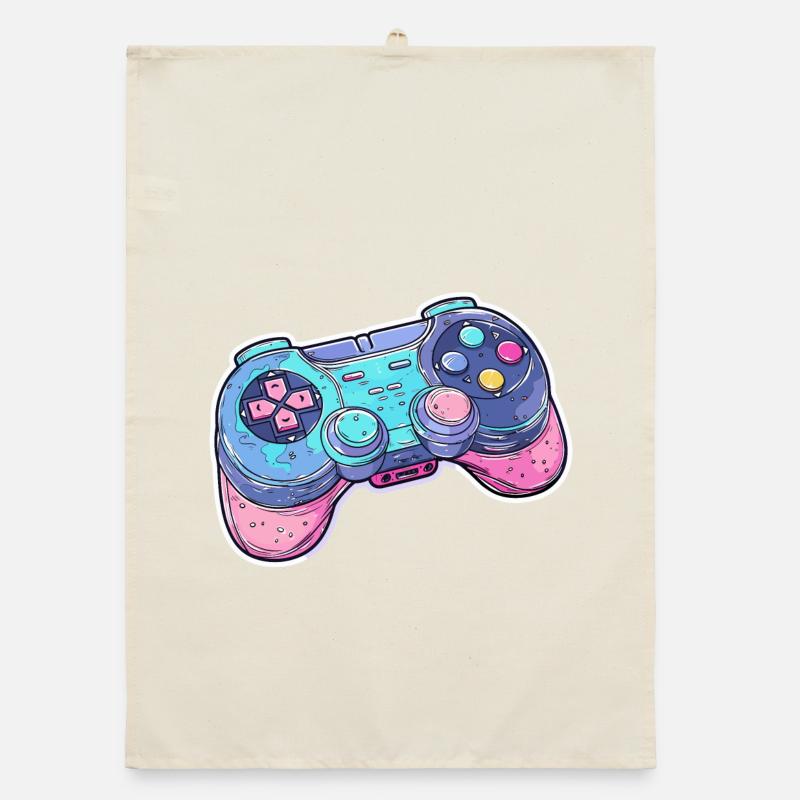 Game Controller Graphics Organic dish towel