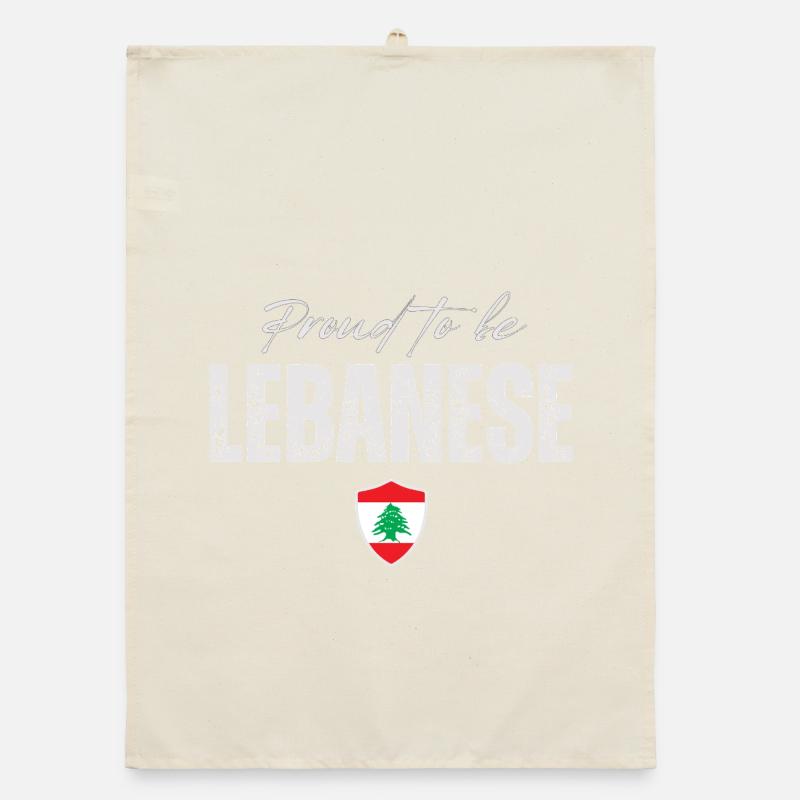 Libanese stolz, ich liebe den Libanon Organic Geschirrtuch