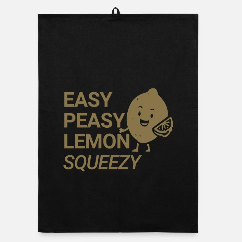 Easy Peasy Lemon Squeezy Organic dish towel