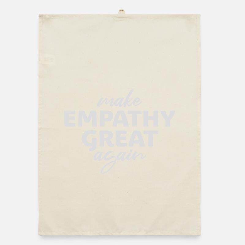 Make Empathy Great Again Politisch Statement Hoffn Organic Geschirrtuch