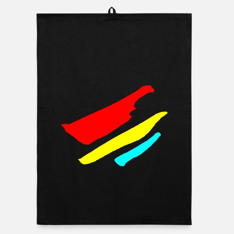 Stripes - Flag Pattern VECTOR Organic dish towel