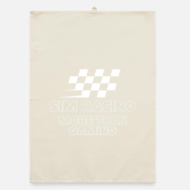 Drapeau de simulation de course : plus que le jeu vidéo Torchon bio