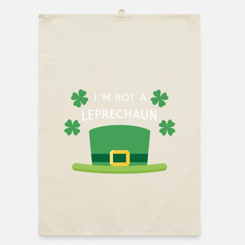 I'm not a leprechaun Organic dish towel