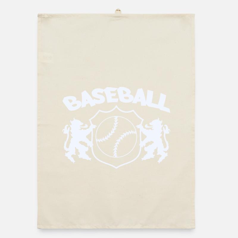 Baseball Wappen Organic Geschirrtuch