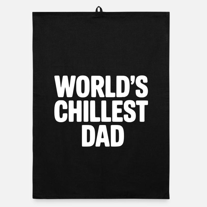 Le Papa le Plus Cool du Monde Torchon bio
