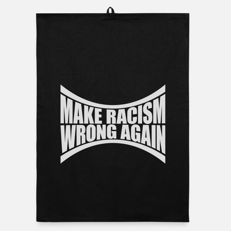 make racism wrong again Organic Geschirrtuch