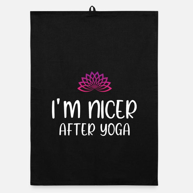 Ich bin netter nach dem Yoga Organic Geschirrtuch