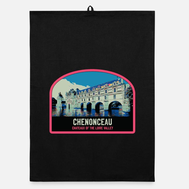Château de Chenonceau, Loiretal, Frankreich Organic Geschirrtuch