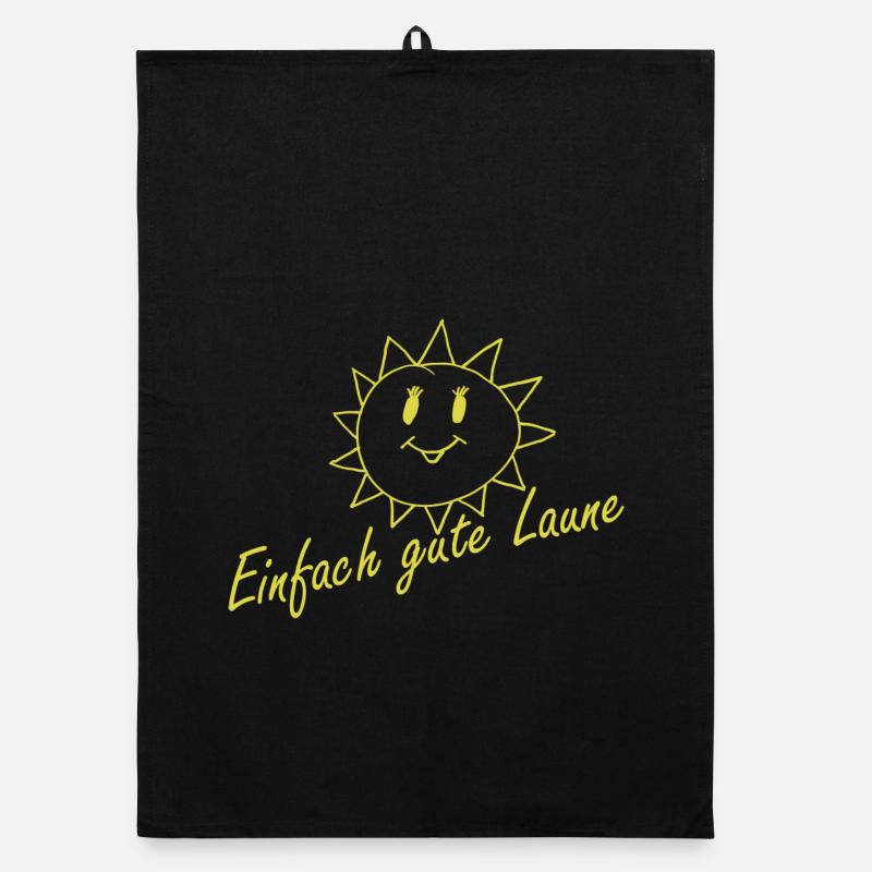 Einfach gute Laune Organic Geschirrtuch