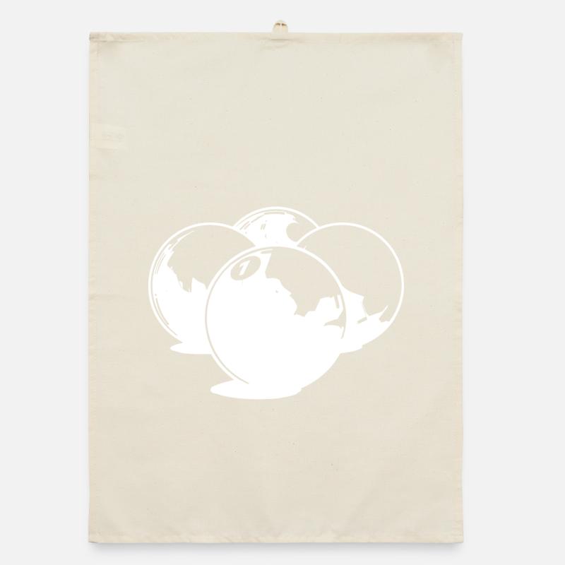 Billiard Balls Drawing Organic dish towel