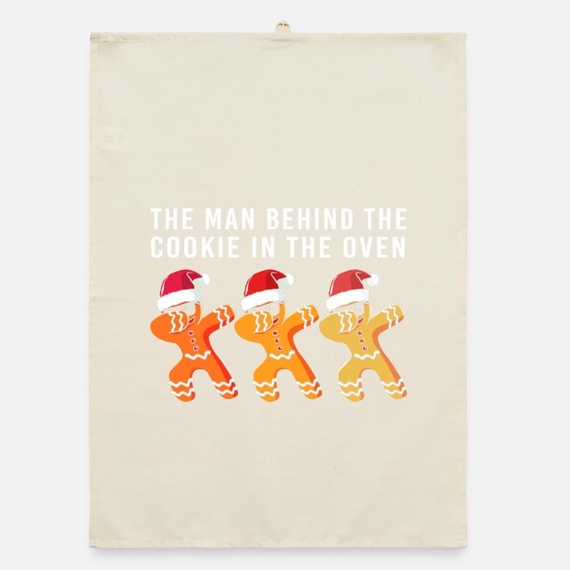 Werdender Papa werdende Väter Organic Geschirrtuch