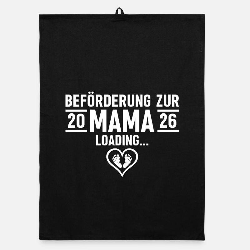 Beförderung zur Mama 2026 lädt - Werdende Mutter Organic Geschirrtuch