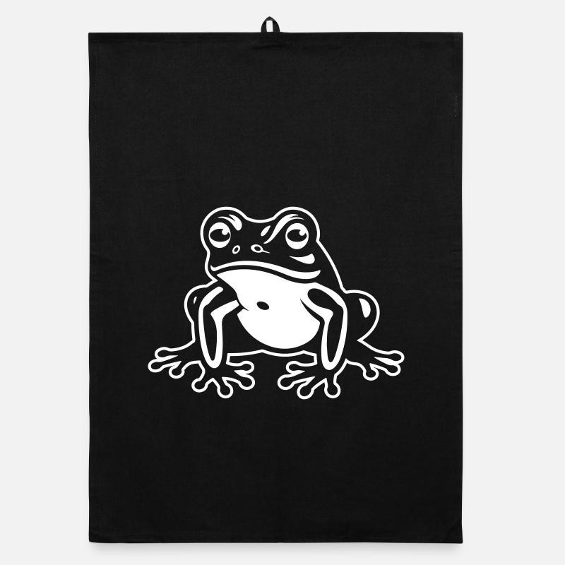 Frosch Tier Organic Geschirrtuch