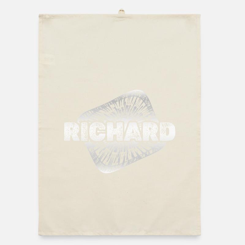 RICHARD Ray Logo Print Organic dish towel