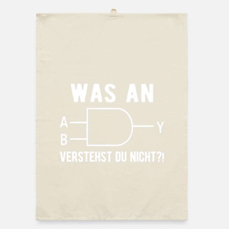 Computer Scientist Nerd Programmer Admin Ges Organic dish towel