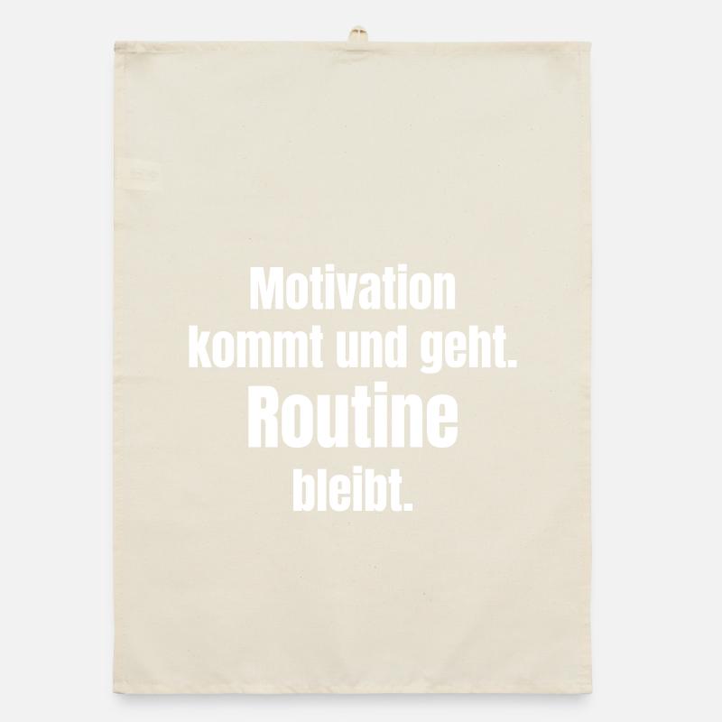 La motivation va et vient, la routine reste Torchon bio