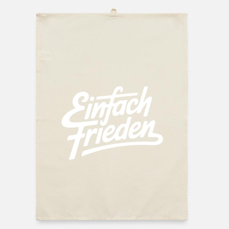 Einfach Frieden Organic Geschirrtuch