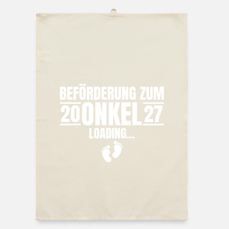 Beförderung zum Onkel 2027 Loading Organic Geschirrtuch
