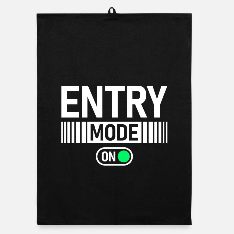 Entry Mode on Stock Market Exchange Trader Organic dish towel