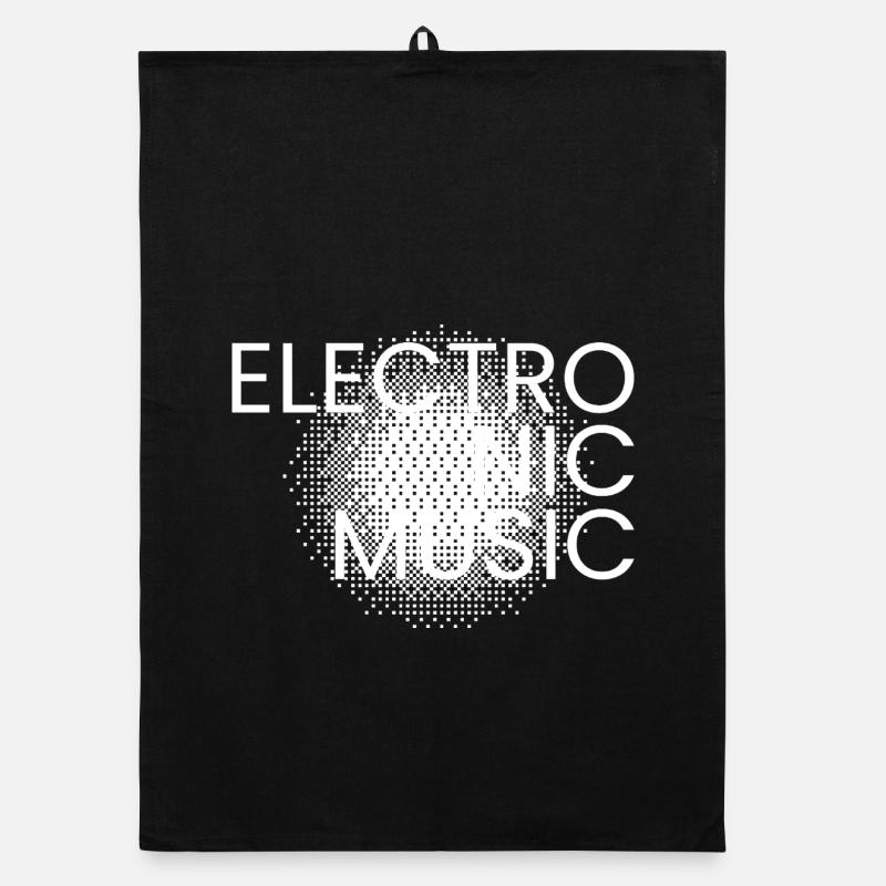 Affiche de musique électronique Torchon bio