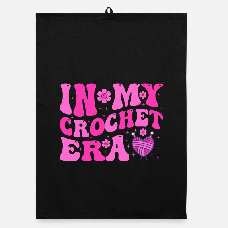 In My Crochet Area Organic dish towel