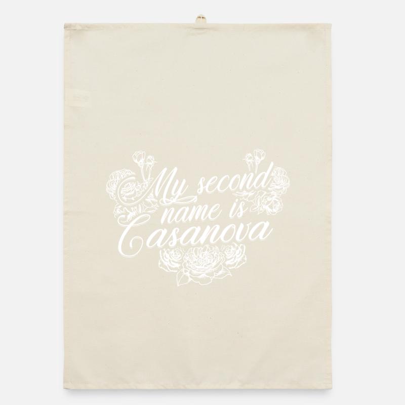MY Second Name Is Casanova Organic dish towel