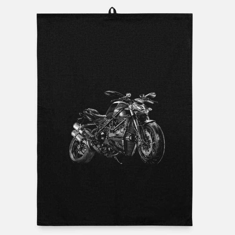 Motorrad Organic Geschirrtuch